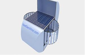 Прототип ветро-солнечной энергетической установки