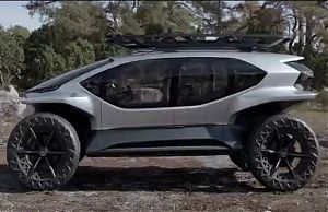 Концепт-кар Audi AI:TRAIL quattro электрический внедорожник будущего