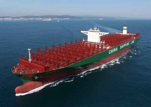CSCL Globe самый большой контейнеровоз на планете