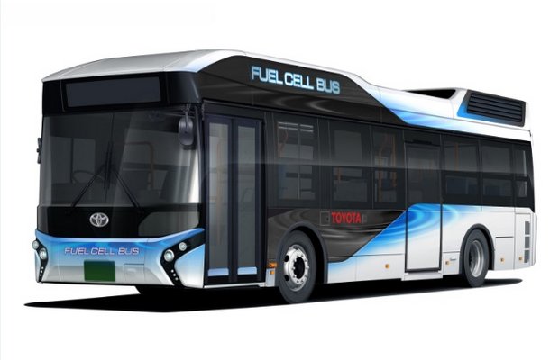 Водородный автобус Toyota FC Bus