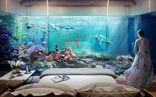 Подводная спальня